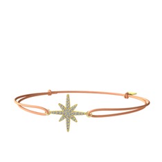 Swarovski 14 ayar altın bileklik
