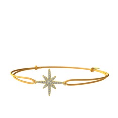 Kutup Yıldızı Bileklik - Swarovski 14 ayar altın bileklik #ywn3dt