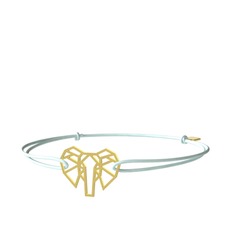 Origami Fil Bileklik - 8 ayar altın bileklik #1aeg5vs