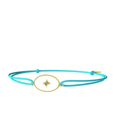 Amara Bileklik - Beyaz zirkon 8 ayar altın bileklik (Beyaz mineli) #133ju0a