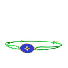 Amara Bileklik - Garnet 925 ayar altın kaplama gümüş bileklik (Lacivert mineli) #4gbkv0