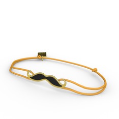 8 ayar altın bileklik (Siyah mineli)
