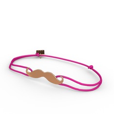 18 ayar rose altın bileklik (şeffaf mineli)