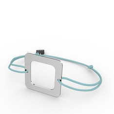 Kare Bileklik - 18 ayar beyaz altın bileklik #wqidd3