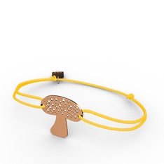 Mantar Bileklik - 8 ayar rose altın bileklik #1be69w5