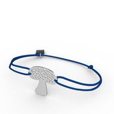 18 ayar beyaz altın bileklik