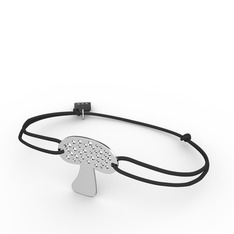 14 ayar beyaz altın bileklik