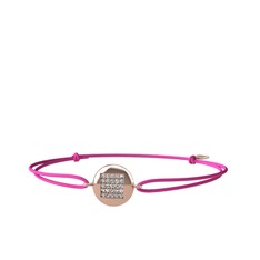 Swarovski 14 ayar rose altın bileklik