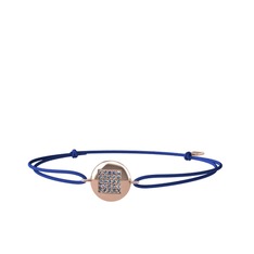 Pırlanta 18 ayar rose altın bileklik (0.22 karat)