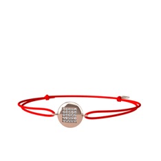 Lida Kare Bileklik - Swarovski 8 ayar rose altın bileklik #1yutlom