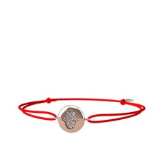 Lida Hamsa Bileklik - Swarovski 14 ayar rose altın bileklik #1r7ja3e