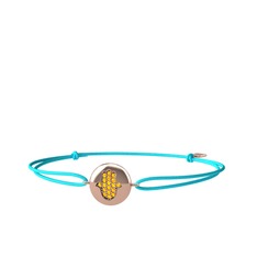 Lida Hamsa Bileklik - Sitrin 8 ayar rose altın bileklik #nqfuqx