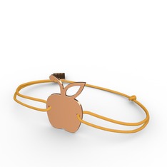 Elma Bileklik - 8 ayar rose altın bileklik #1u2nbww
