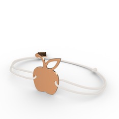 Elma Bileklik - 14 ayar rose altın bileklik #3deqg8