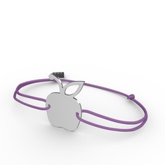 Elma Bileklik - 8 ayar beyaz altın bileklik #d8wdm7