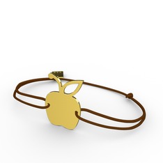 Elma Bileklik - 925 ayar altın kaplama gümüş bileklik #l3eh4e