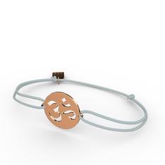 Mantra Aum Bileklik - 8 ayar rose altın bileklik #1cobewn