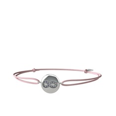 Pırlanta 925 ayar gümüş bileklik (0.1232 karat)