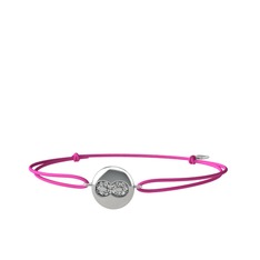 Lida Sonsuzluk Bileklik - Swarovski 8 ayar beyaz altın bileklik #1wxn9vr