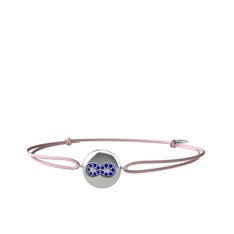 Lab safir 925 ayar gümüş bileklik