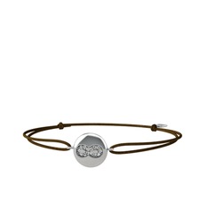 Lida Sonsuzluk Bileklik - Swarovski 925 ayar gümüş bileklik #w5683v