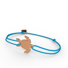 Kaplumbağa Bileklik - 14 ayar rose altın bileklik #8x38ii