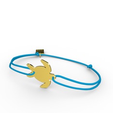 Kaplumbağa Bileklik - 925 ayar altın kaplama gümüş bileklik #oyqg72