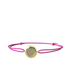 Lida Kraliyet Bileklik - Pırlanta 14 ayar altın bileklik (0.2464 karat) #1480g5o