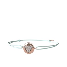 Lida Kraliyet Bileklik - Swarovski 925 ayar rose altın kaplama gümüş bileklik #14gqsjv