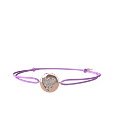 Lida Kraliyet Bileklik - Swarovski 8 ayar rose altın bileklik #16eok1m