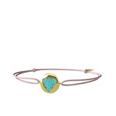 Lida Kraliyet Bileklik - Akuamarin 925 ayar altın kaplama gümüş bileklik #1m7x4ic