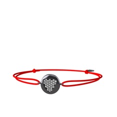 Lida Kraliyet Bileklik - Swarovski 925 ayar siyah rodyum kaplama gümüş bileklik #1r80lh4