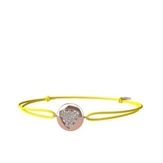 Swarovski 8 ayar rose altın bileklik