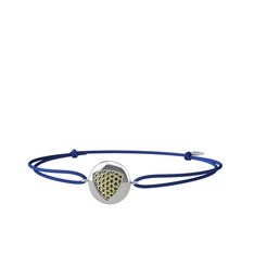 Peridot 925 ayar gümüş bileklik