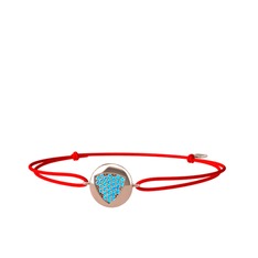 Lida Kraliyet Bileklik - Akuamarin 18 ayar rose altın bileklik #kglrrv