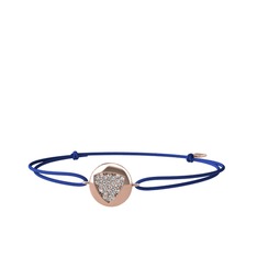 Lida Kraliyet Bileklik - Swarovski 18 ayar rose altın bileklik #udo1d9