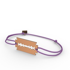 Jilet Bileklik - 925 ayar rose altın kaplama gümüş bileklik #19k4vgu