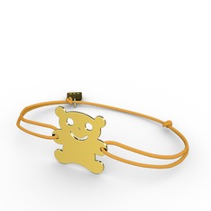 Teddy Bear Bilezik - 925 ayar altın kaplama gümüş bileklik #1275tmk