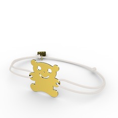 Teddy Bear Bilezik - 925 ayar altın kaplama gümüş bileklik #1w75bs7