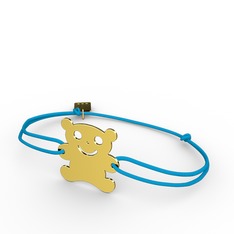 Teddy Bear Bilezik - 925 ayar altın kaplama gümüş bileklik #1xv3tck