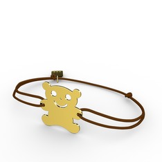 Teddy Bear Bilezik - 925 ayar altın kaplama gümüş bileklik #5q69u2