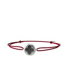 Lida Yonca Bileklik - Siyah zirkon 925 ayar gümüş bileklik #1dkjnmb