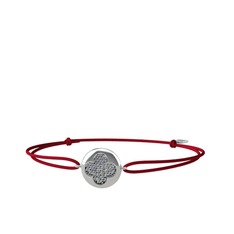 Pırlanta 18 ayar beyaz altın bileklik (0.2552 karat)