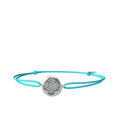 Lida Yonca Bileklik - Swarovski 18 ayar beyaz altın bileklik #4rsn4h