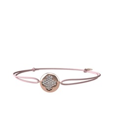 Swarovski 18 ayar rose altın bileklik