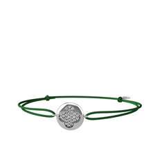 Lida Yonca Bileklik - Swarovski 18 ayar beyaz altın bileklik #b0f1iq