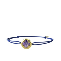 Lida Yonca Bileklik - Ametist 14 ayar altın bileklik #ojg46m