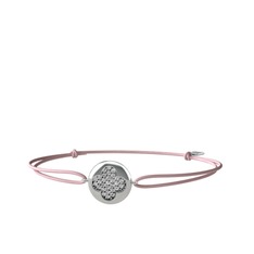 Lida Yonca Bileklik - Swarovski 18 ayar beyaz altın bileklik #zy30cg