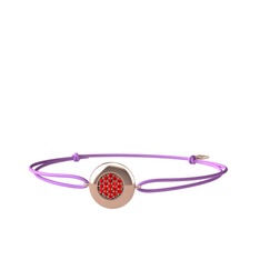 Garnet 14 ayar rose altın bileklik