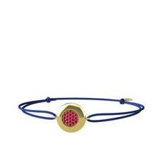 Lida Altıgen Bileklik - Rodolit garnet 18 ayar altın bileklik #1xymtf4